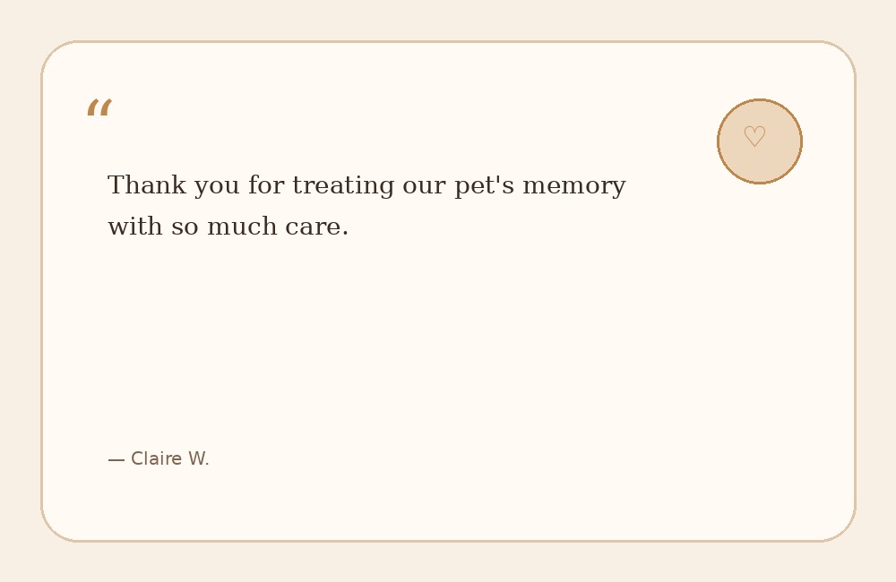 Pet lover feedback 6
