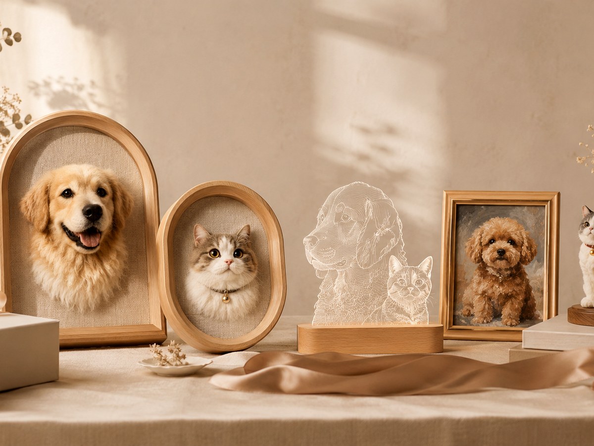 felted pet portrait collection