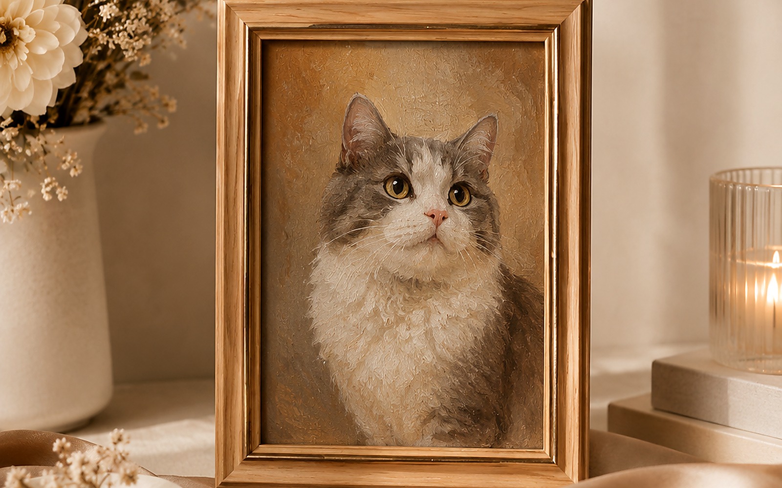 Custom Pet Oil Paintings example 2